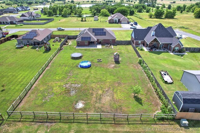 545 E 498th Cir, Pryor, OK 74361 - view from above of property