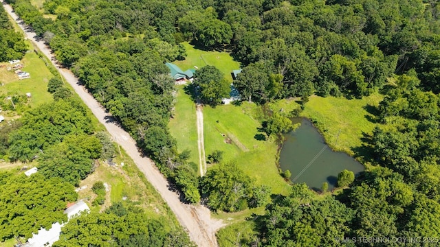 441059 E 155th Rd, Bluejacket, OK 74333 - bird's eye view of a nearby body of water