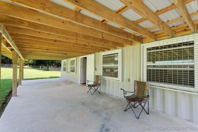 441059 E 155th Rd, Bluejacket, OK 74333 - view of patio