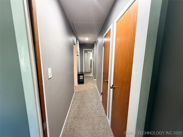 114 W 32nd St, Sand Springs, OK 74063 - hallway featuring carpet floors and baseboards