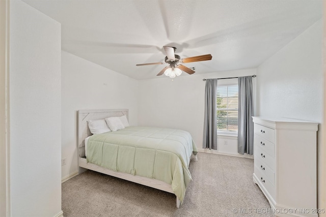 16410 E 49th St, Tulsa, OK 74134 - bedroom featuring light colored carpet and a ceiling fan