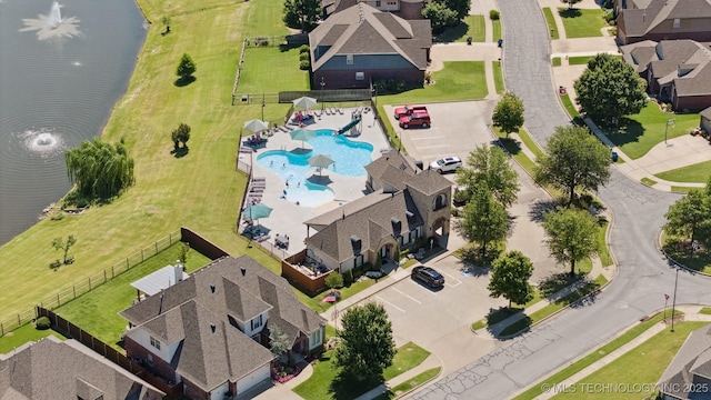 16410 E 49th St, Tulsa, OK 74134 - aerial view of a pool area
