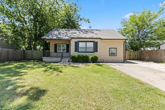232 E Mohawk Blvd, Tulsa, OK 74106 - bungalow with a porch and concrete driveway