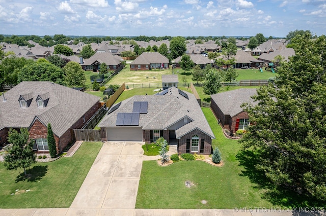 20409 E 49th St S, Broken Arrow, OK 74014 - aerial perspective of suburban area