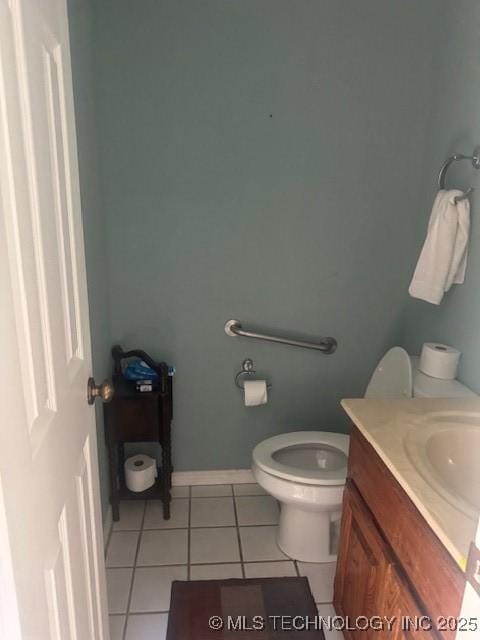 7412 W 38th St, Tulsa, OK 74107 - bathroom featuring tile patterned flooring and vanity