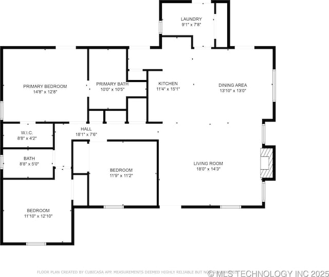 33966 S 4310th Rd, Big Cabin, OK 74332 - view of property floor plan