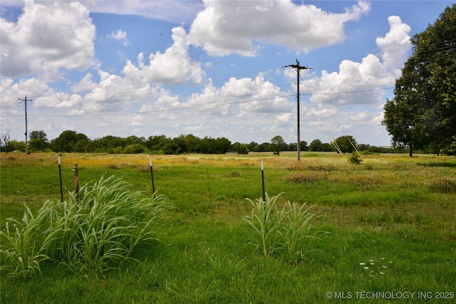 27855 S 170th Rd, Henryetta, OK 74437 - view of yard featuring a view of rural / pastoral area