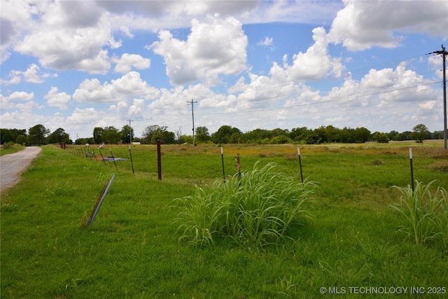 27855 S 170th Rd, Henryetta, OK 74437 - view of yard featuring a view of countryside