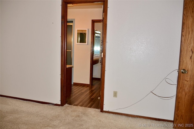 27855 S 170th Rd, Henryetta, OK 74437 - corridor featuring carpet flooring and baseboards