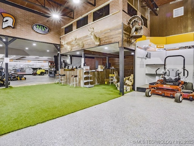 824 S California, Atoka, OK 74525 - interior space with a high ceiling