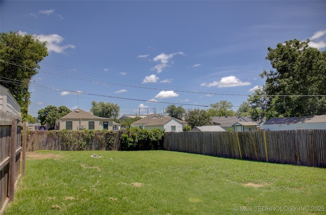 3833 E 22nd St, Tulsa, OK 74114 - fenced backyard featuring a residential view