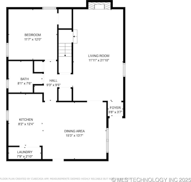 1105 S Maple Ave, Tahlequah, OK 74464 - view of floor plan / room layout