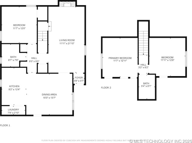 1105 S Maple Ave, Tahlequah, OK 74464 - view of property floor plan