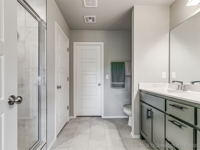 2008 E Union St, Broken Arrow, OK 74011 - bathroom with a stall shower and vanity