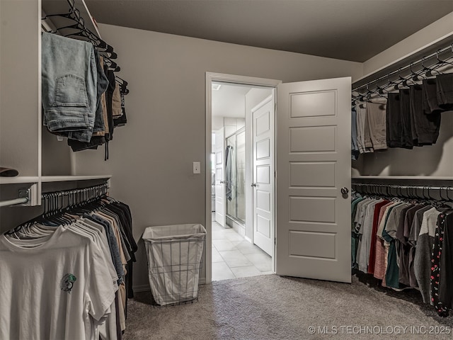 2008 E Union St, Broken Arrow, OK 74011 - spacious closet with carpet floors and tile patterned floors