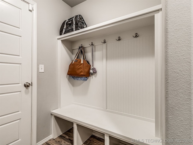 2008 E Union St, Broken Arrow, OK 74011 - mudroom featuring wood finished floors
