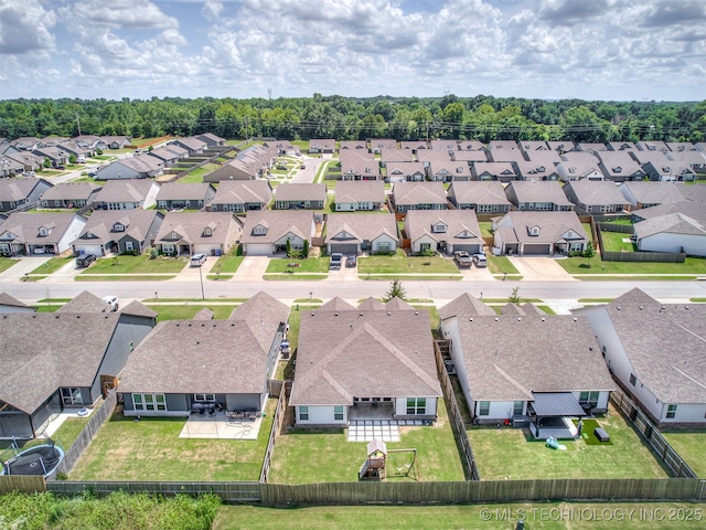 2008 E Union St, Broken Arrow, OK 74011 - aerial perspective of suburban area