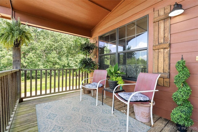 14629 E 233rd St S, Webbers Falls, OK 74470 - view of balcony