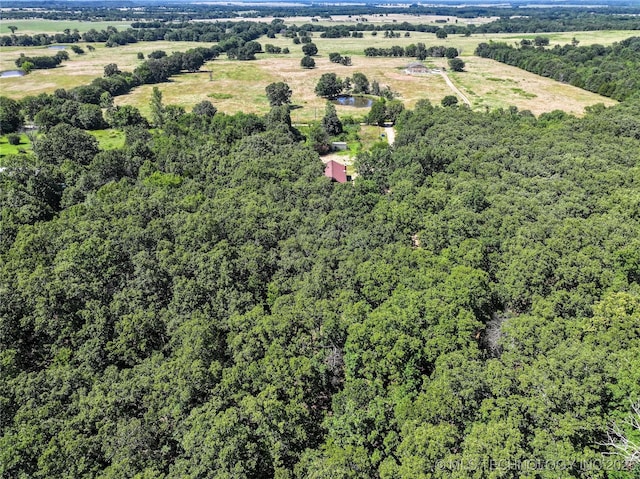 14629 E 233rd St S, Webbers Falls, OK 74470 - drone / aerial view of a forest