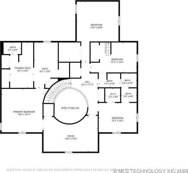 5824 S Louisville Ave, Tulsa, OK 74135 - view of property floor plan