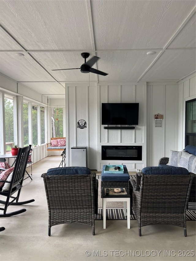 13425 SW 1025th Ave, Tuskahoma, OK 74571 - view of sunroom
