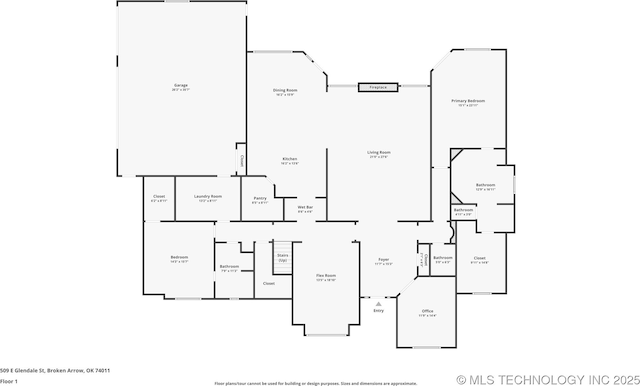 509 E Glendale St, Broken Arrow, OK 74011 - view of room layout