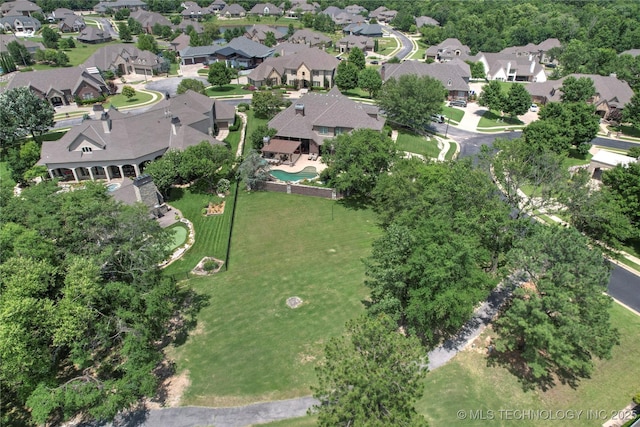 509 E Glendale St, Broken Arrow, OK 74011 - aerial view of property and surrounding area featuring nearby suburban area