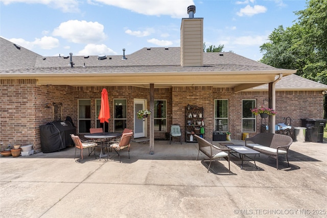 13559 E 463rd Rd, Claremore, OK 74017 - view of patio / terrace featuring a grill