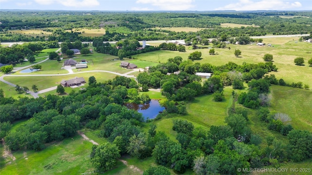 13559 E 463rd Rd, Claremore, OK 74017 - drone / aerial view of a large body of water