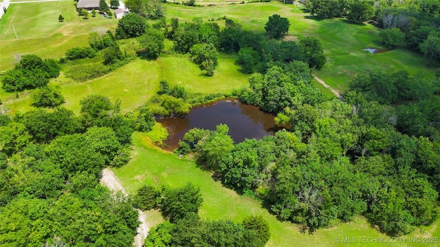 13559 E 463rd Rd, Claremore, OK 74017 - drone / aerial view of a nearby body of water
