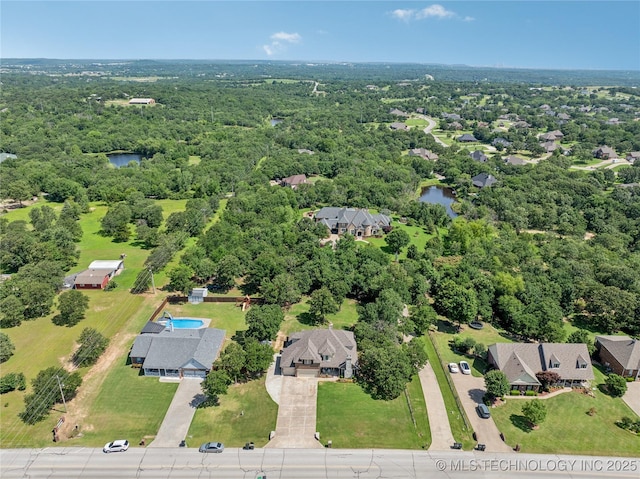4005 Frontier Rd, Sapulpa, OK 74066 - drone / aerial view of a large body of water