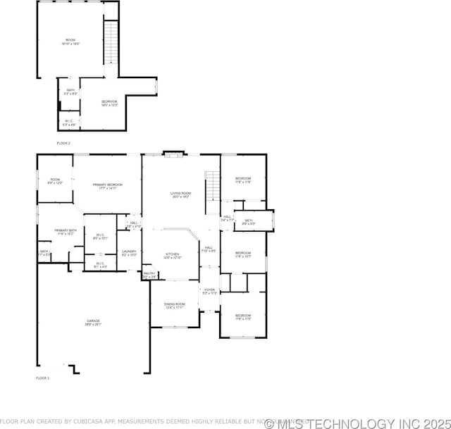 3604 W 109th St S, Jenks, OK 74037 - view of home floor plan
