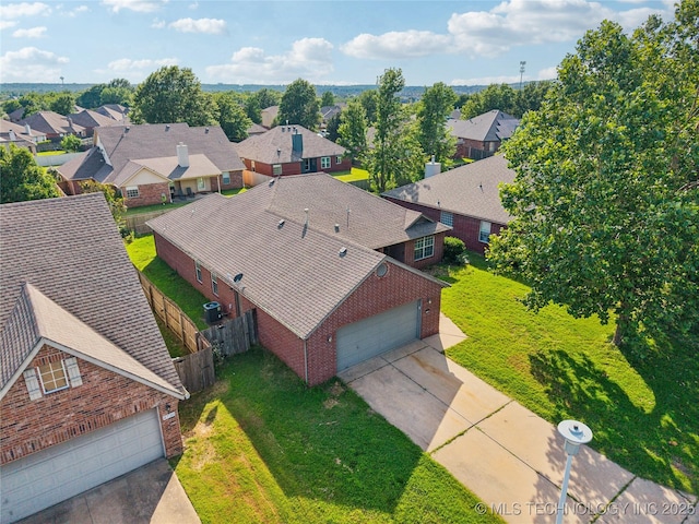 4728 S 196th Ave E, Broken Arrow, OK 74014 - aerial view of residential area