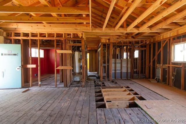 205 W Oak St, Drumright, OK 74030 - misc room with plenty of natural light and wood-type flooring