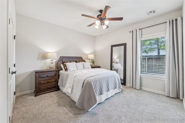 11029 S Kennedy St, Jenks, OK 74037 - carpeted bedroom with baseboards and a ceiling fan