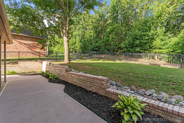 12511 S 18th Cir E, Jenks, OK 74037 - fenced backyard with a patio