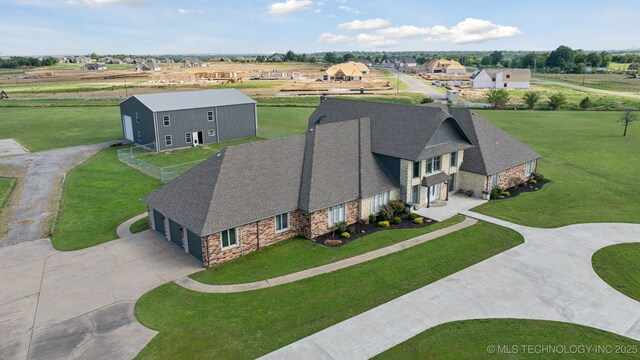8120 E 112th St, Owasso, OK 74055 - view from above of property