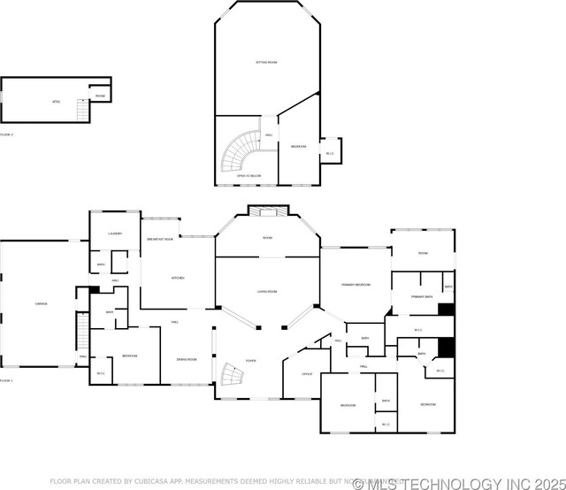 8120 E 112th St, Owasso, OK 74055 - view of floor plan / room layout