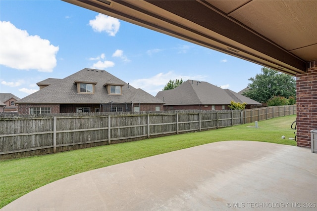 3712 W 107th Ct, Jenks, OK 74037 - fenced backyard featuring a patio and a residential view