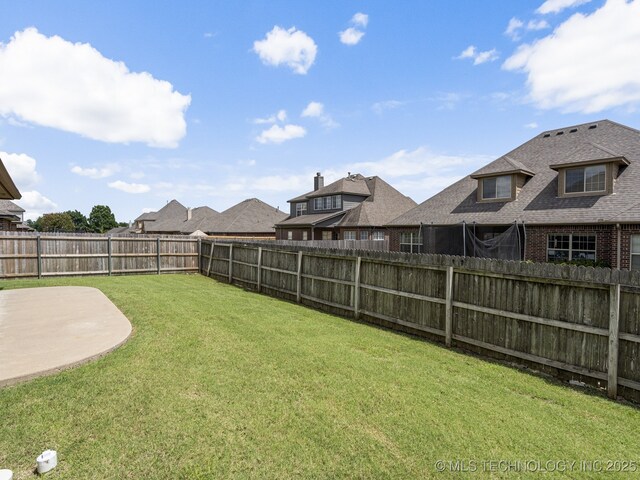3712 W 107th Ct, Jenks, OK 74037 - fenced backyard featuring a patio area