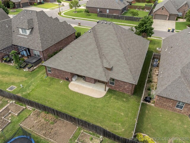 3712 W 107th Ct, Jenks, OK 74037 - aerial view of residential area