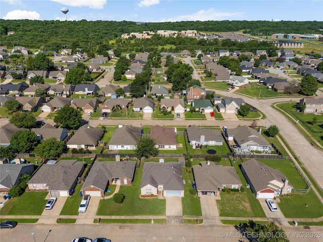 3220 N 3rd Pl, Broken Arrow, OK 74012 - aerial overview of property's location with nearby suburban area