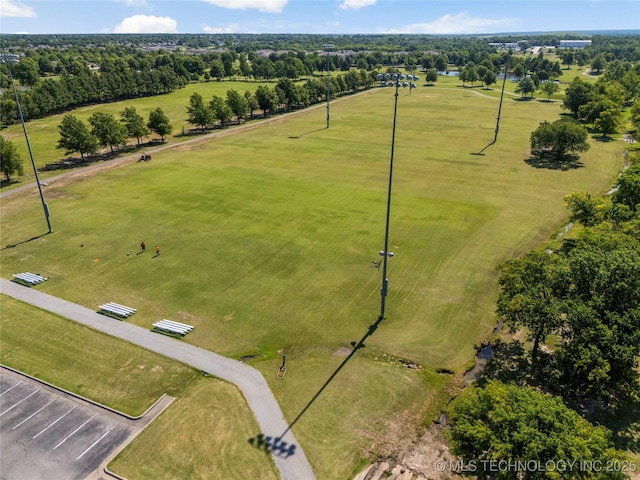 3220 N 3rd Pl, Broken Arrow, OK 74012 - aerial view of a tree filled landscape