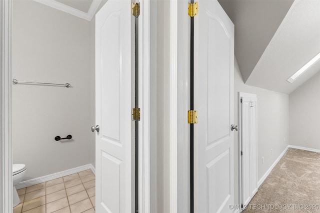 1505 Augusta, Ada, OK 74820 - bathroom featuring toilet and crown molding