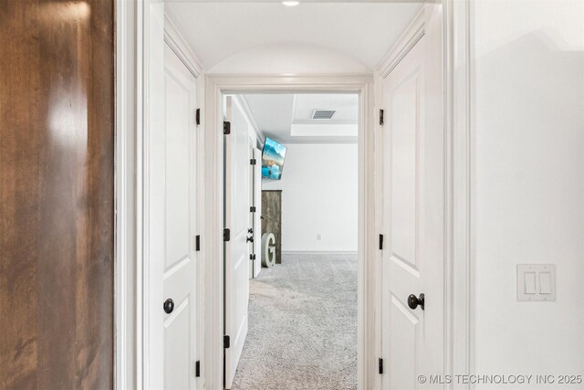 7003 E 88th St N, Owasso, OK 74055 - hallway featuring carpet flooring and baseboards