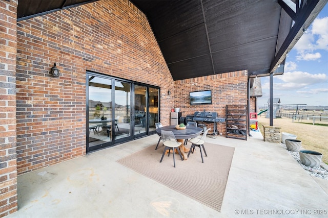 7003 E 88th St N, Owasso, OK 74055 - view of patio / terrace with outdoor dining area