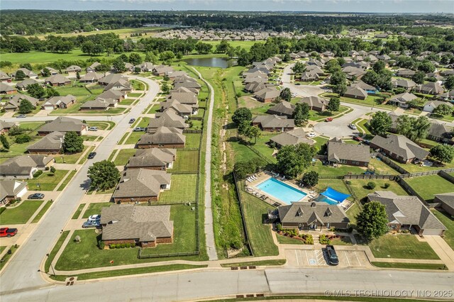 14900 E 88th St N, Owasso, OK 74055 - aerial view of property and surrounding area featuring nearby suburban area