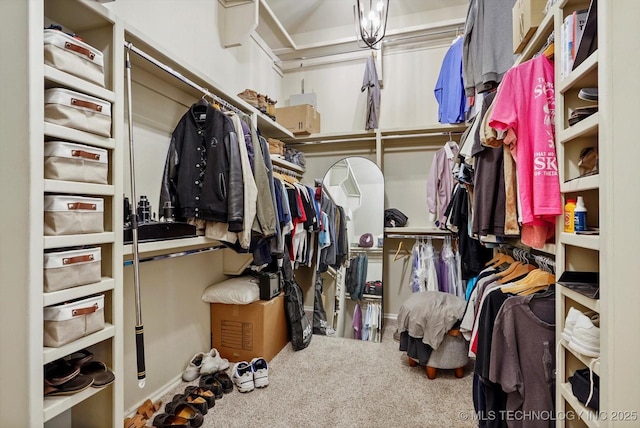 10611 N 159th E Ave, Owasso, OK 74055 - walk in closet featuring carpet flooring