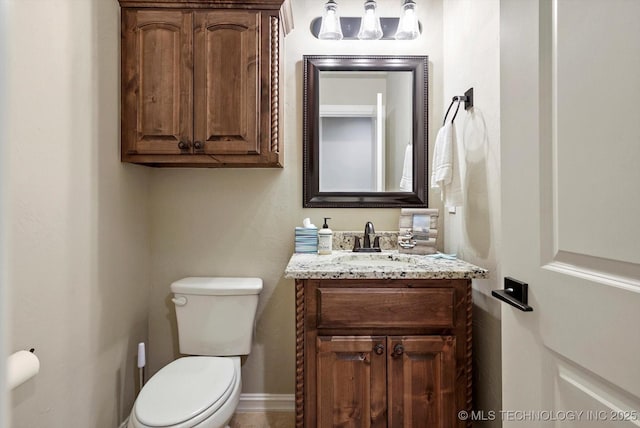 10611 N 159th E Ave, Owasso, OK 74055 - half bathroom featuring toilet and vanity