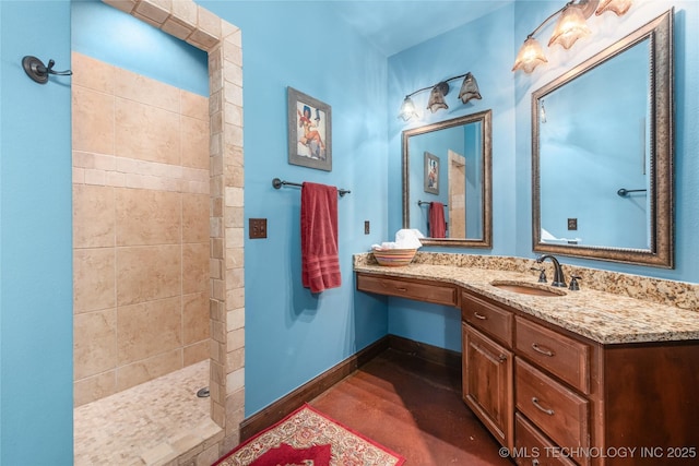 13380 S Garrett St, Sapulpa, OK 74066 - bathroom with a walk in shower and vanity